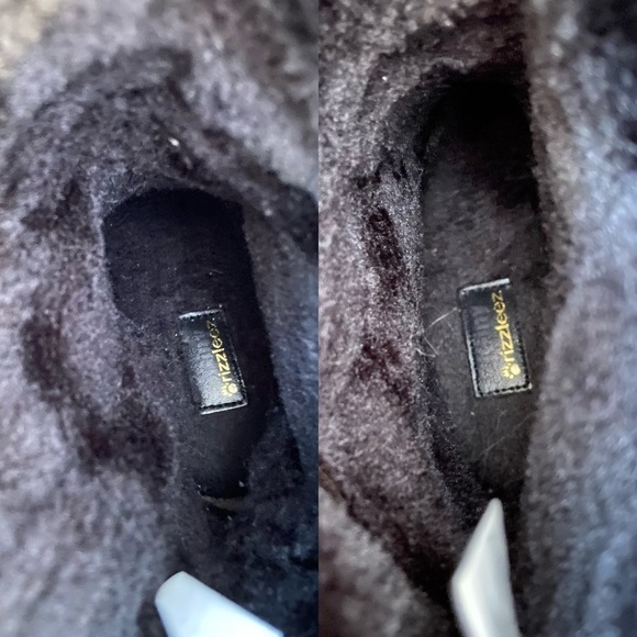 Grizzleez Zigi Danya Faux Fur Lining Fold Over Suede Leather Boots - Picture 14 of 15